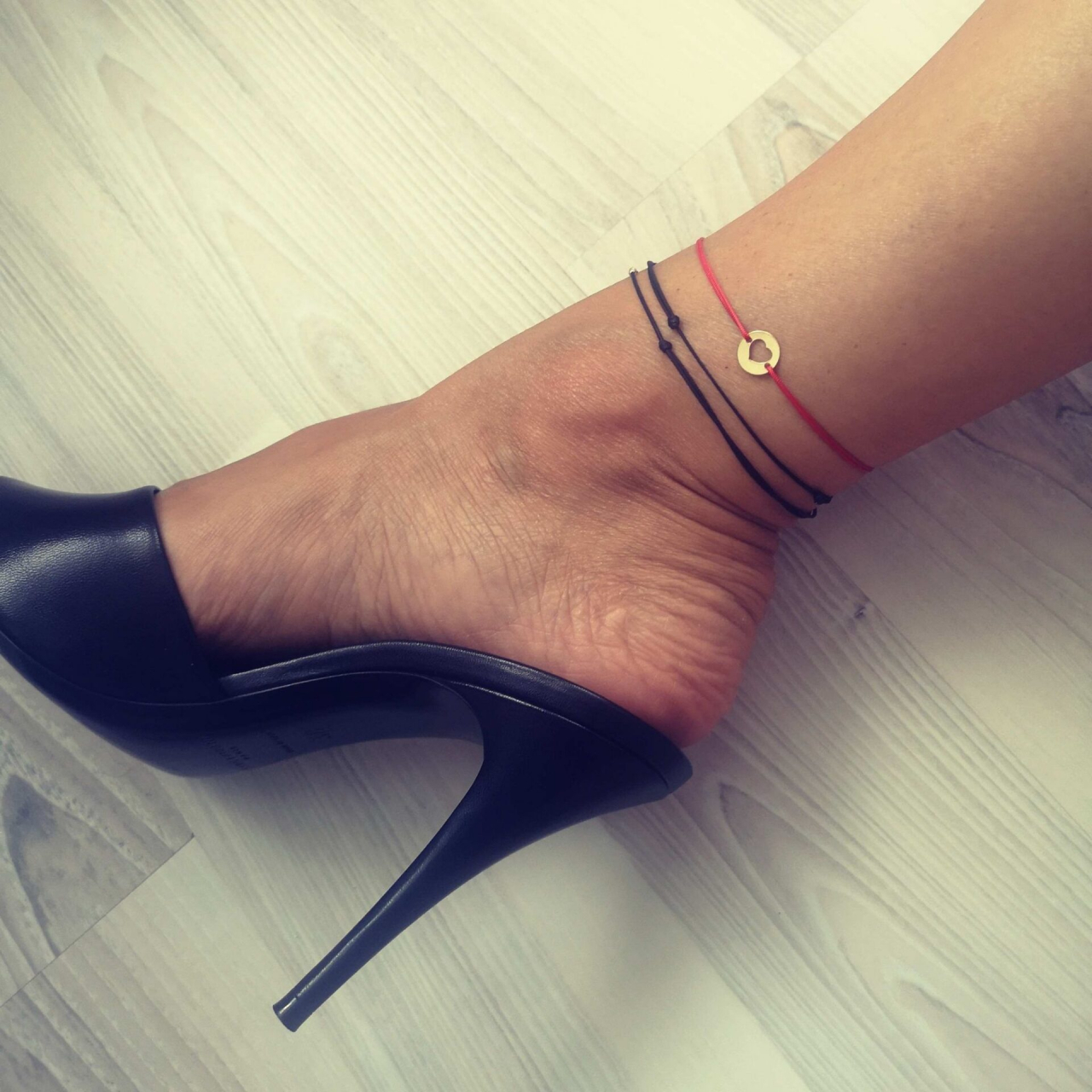 Bratara picior, banut aur 14K [2]