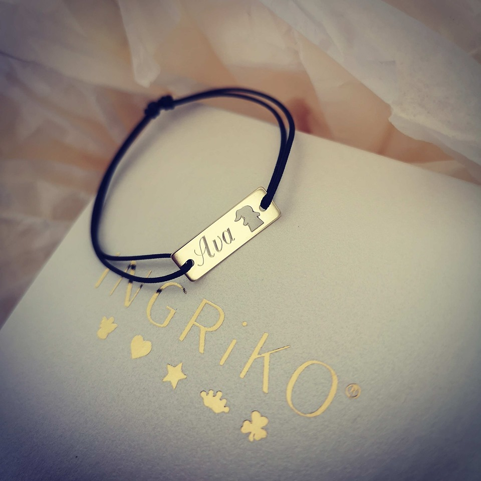 Bratara Placuta Fetita, Aur 14K [3]