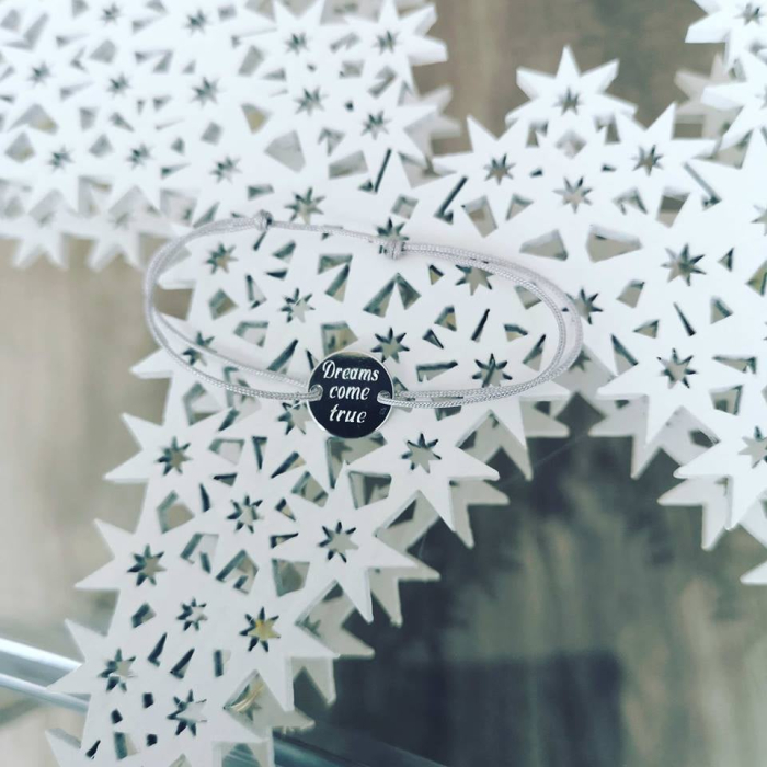 Bratara snur argint 925 gravata Dreams come true [3]