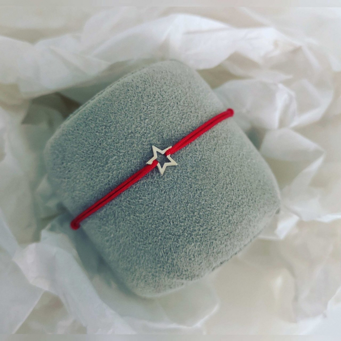 Bratara snur aur 14k mini stea [2]