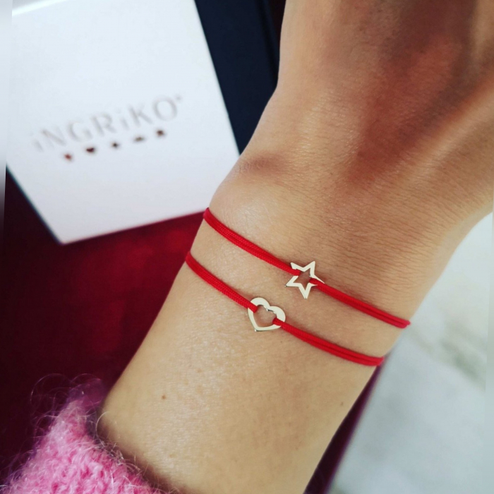 Bratara snur aur 14k mini stea [3]