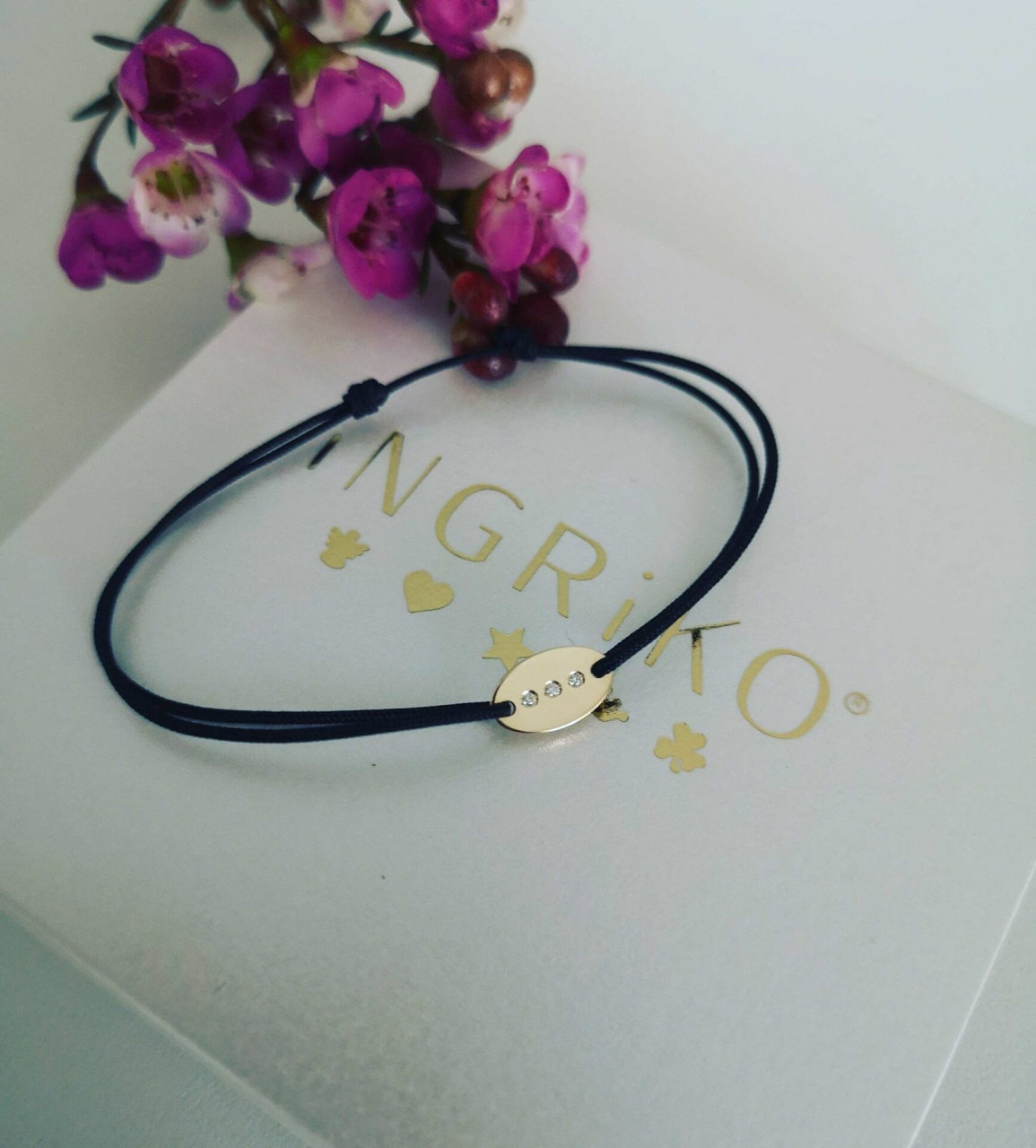 Bratara trio Diamante, Aur 14K [2]
