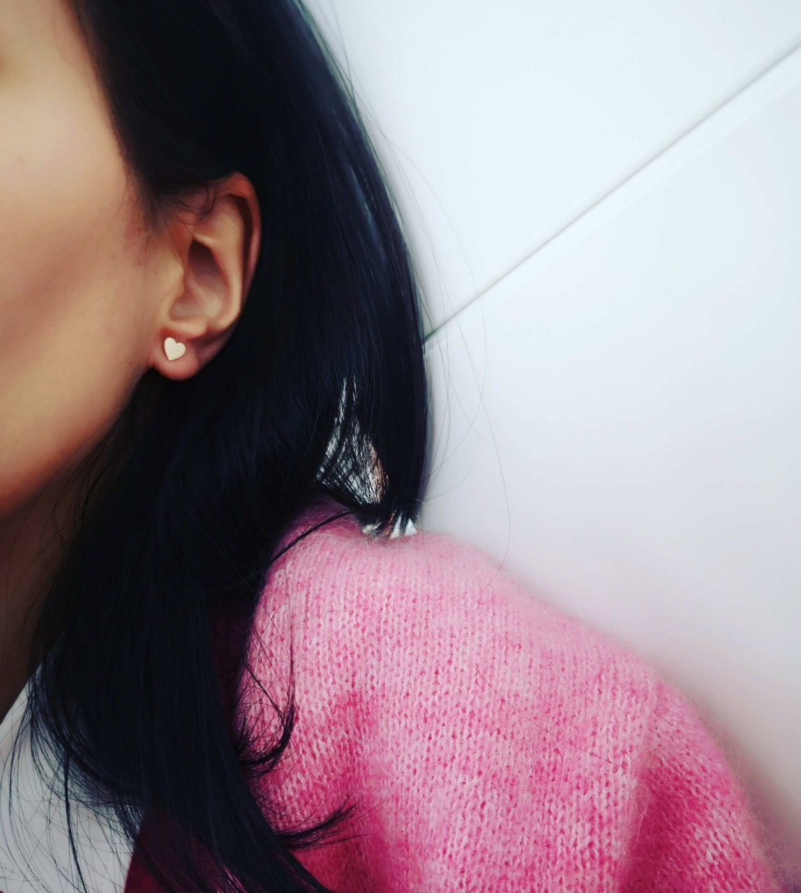 Cercei Amore, aur galben 14K [5]