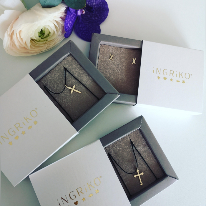 Cercei aur galben 14K cu design geometric [2]