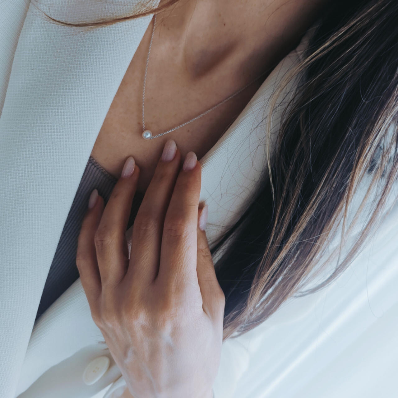 Colier Argint cu Perla naturala de cultura [2]