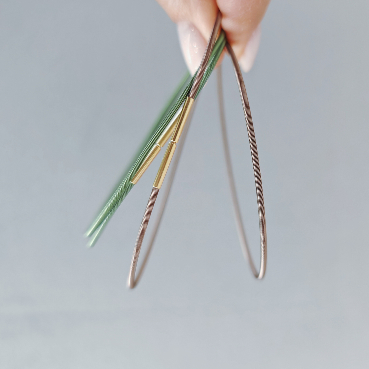 Colier choker tip colan colorat [5]