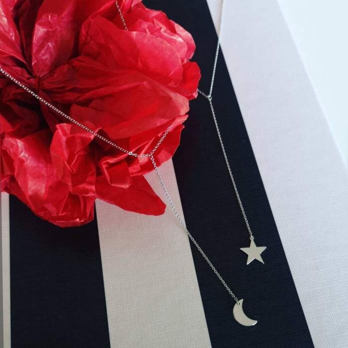 Colier lung argint 925 cu stea [4]