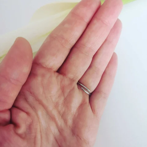 Inel argint reglabil 925 inima [4]