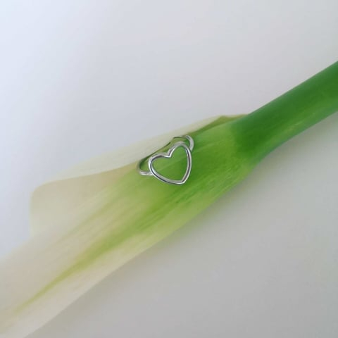 Inel argint reglabil 925 inima [3]