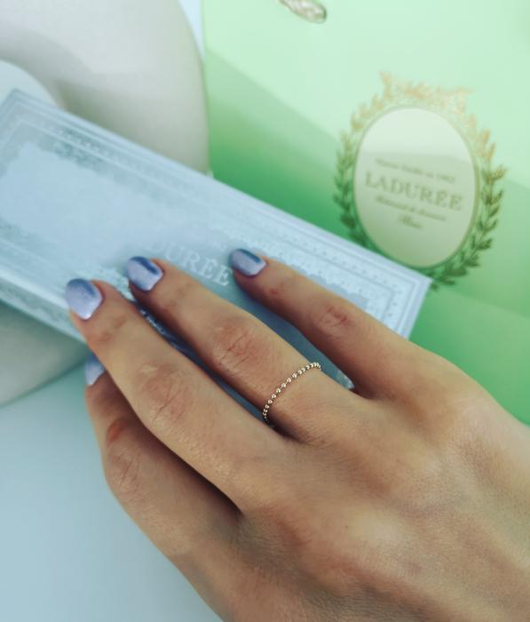 Inel lant Bilute, aur galben 14K [8]