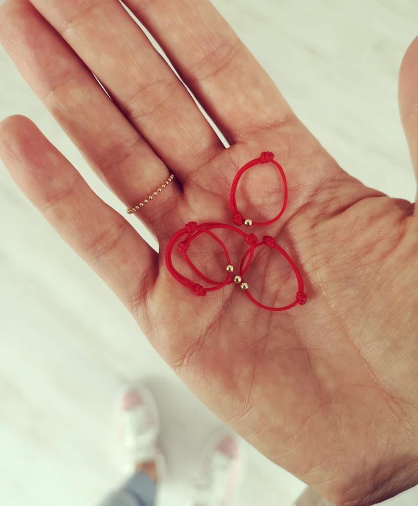 Inel snur reglabil biluta, Aur 14K [4]