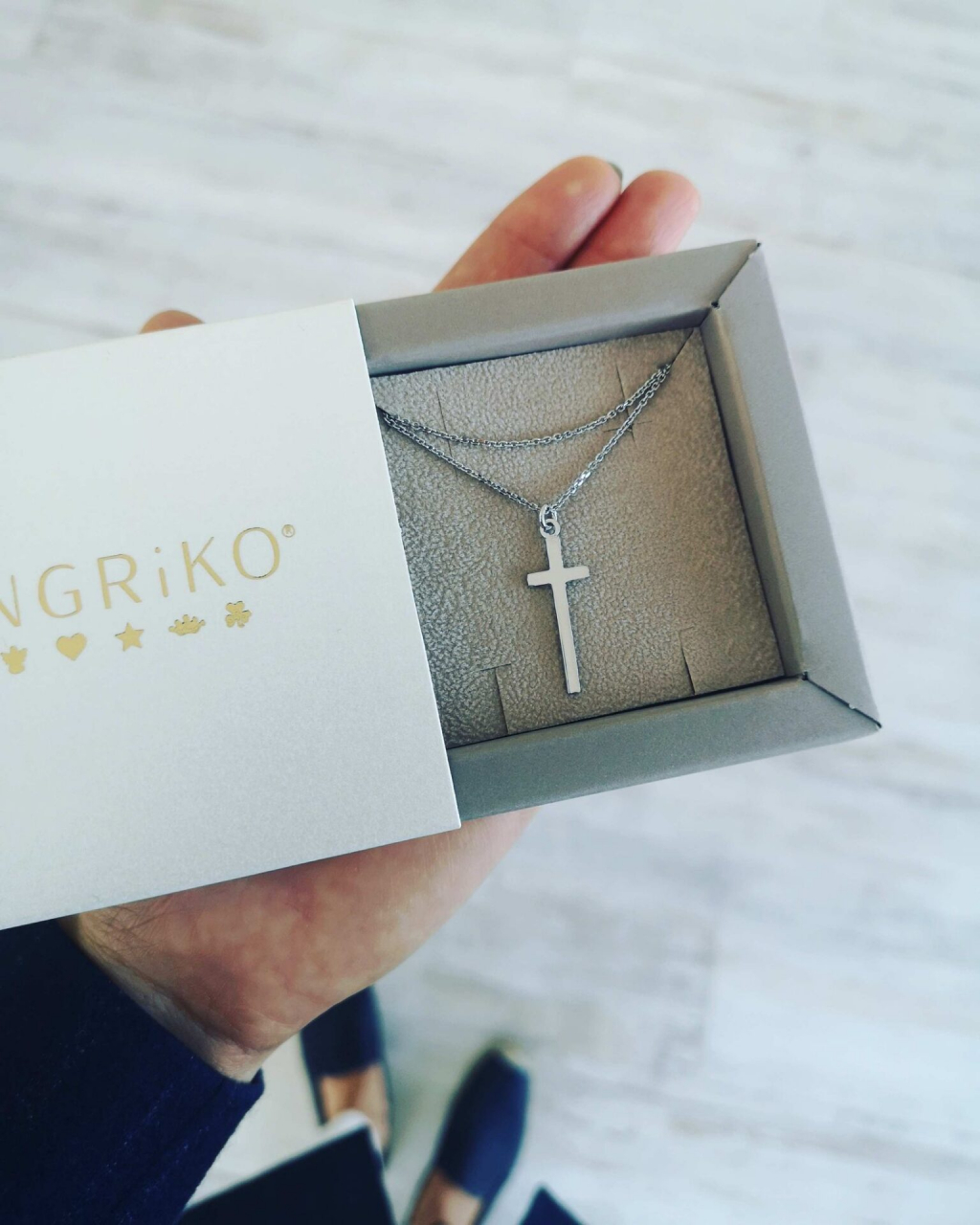 Lant Argint cu Cruce, dama [4]