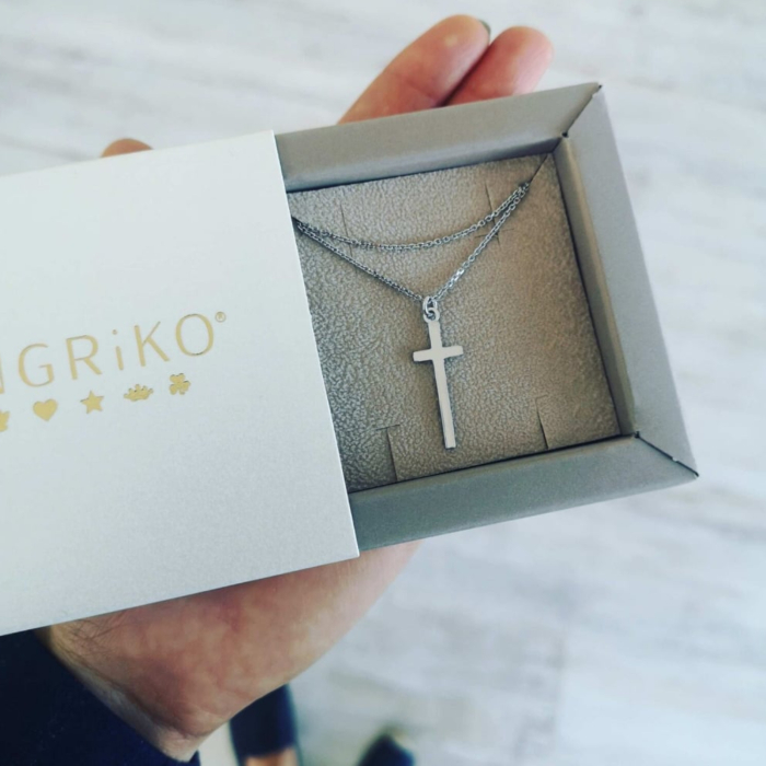 Lant Argint cu Cruce, dama [5]