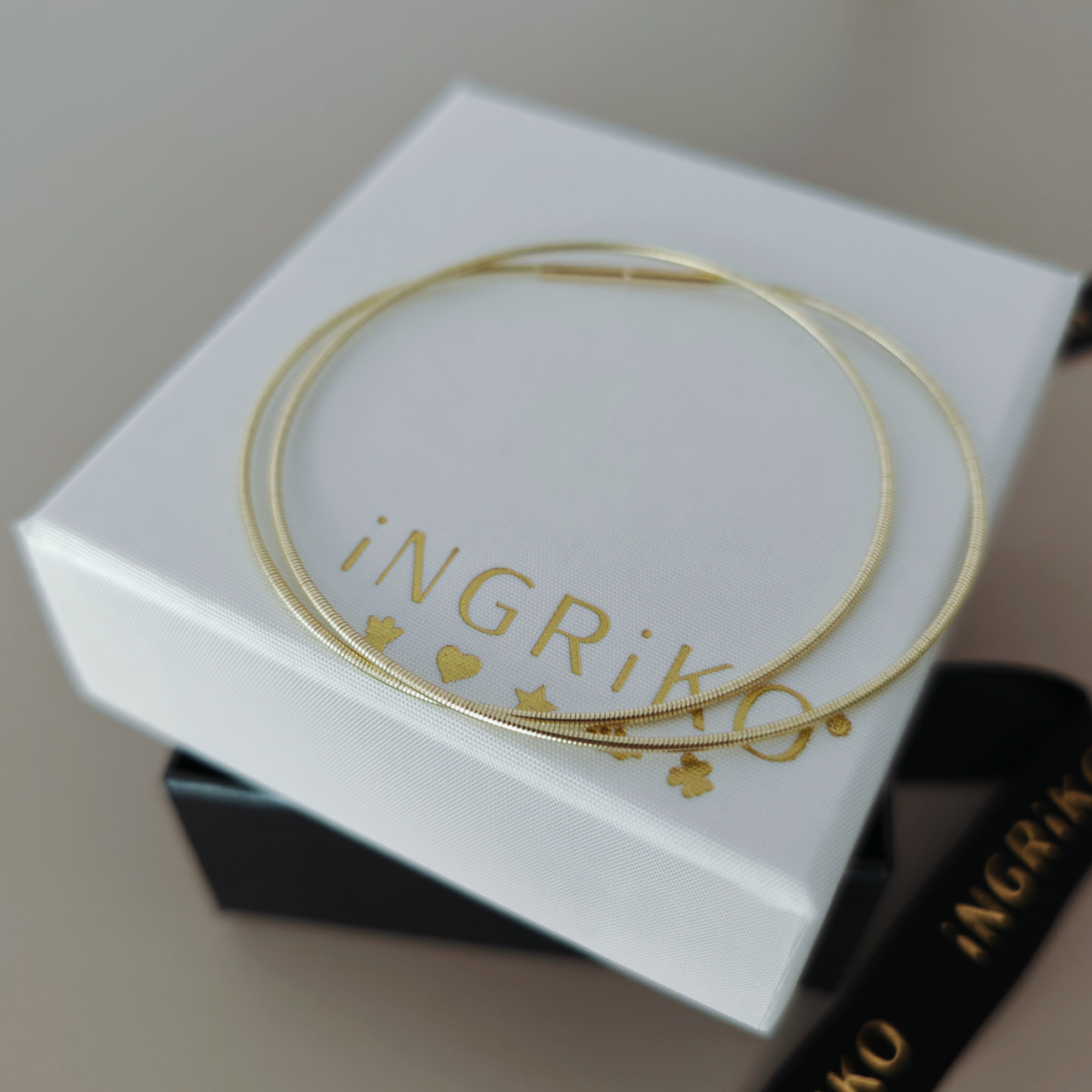 Colier aur 14K semirigid tip colan 42 cm [2]