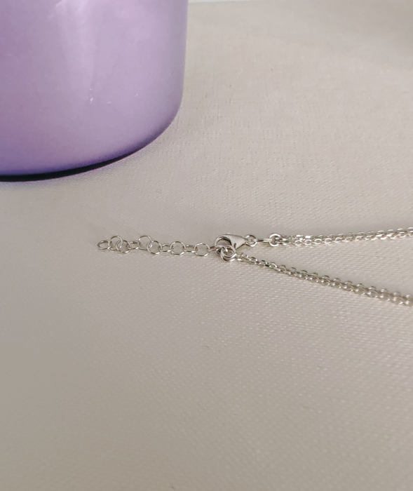 Lantisor dublu geometric din argint 925 rodiat [6]