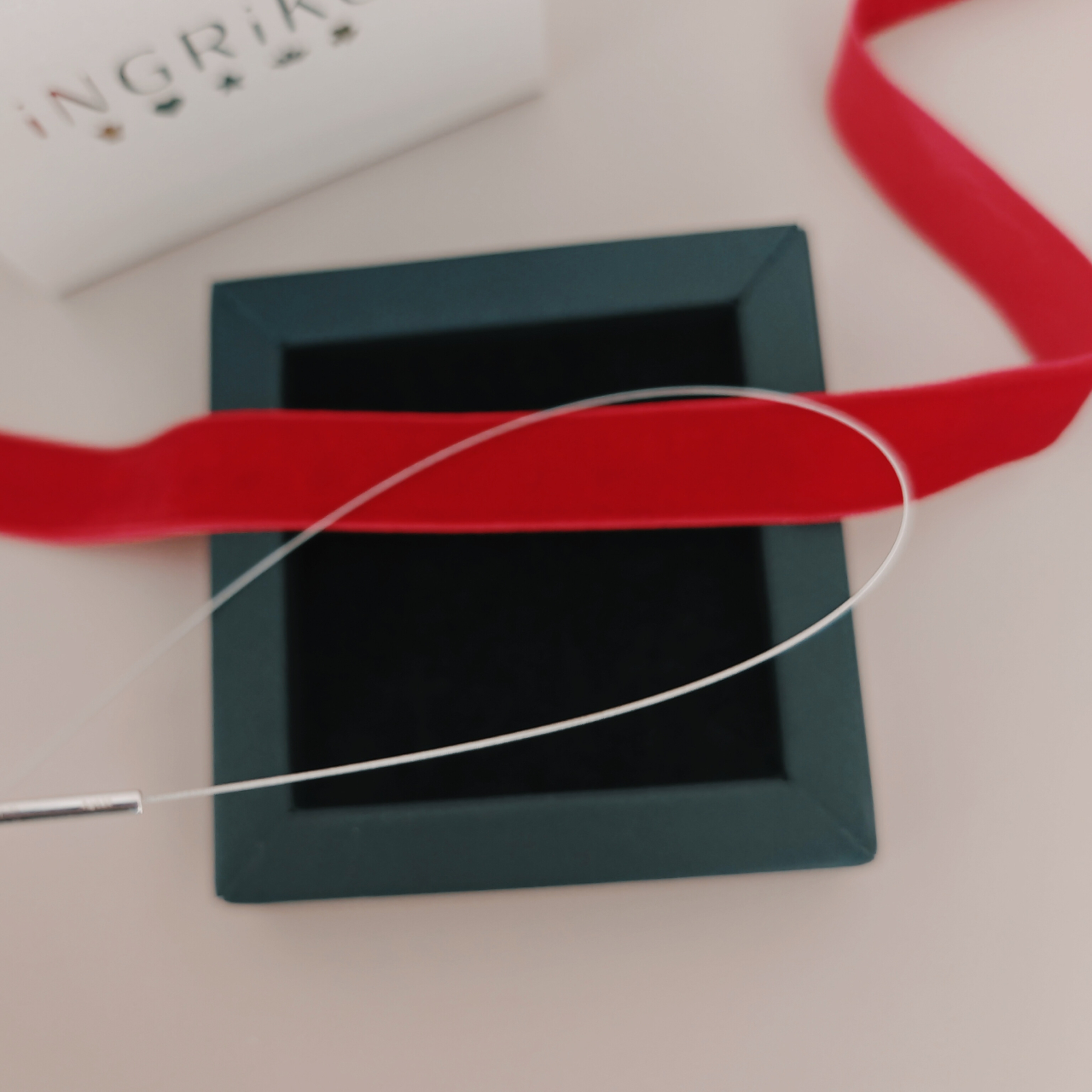 Lantisor 42 cm ultra fin 0.5 mm – argint 935 cu finisaj rodiat [2]