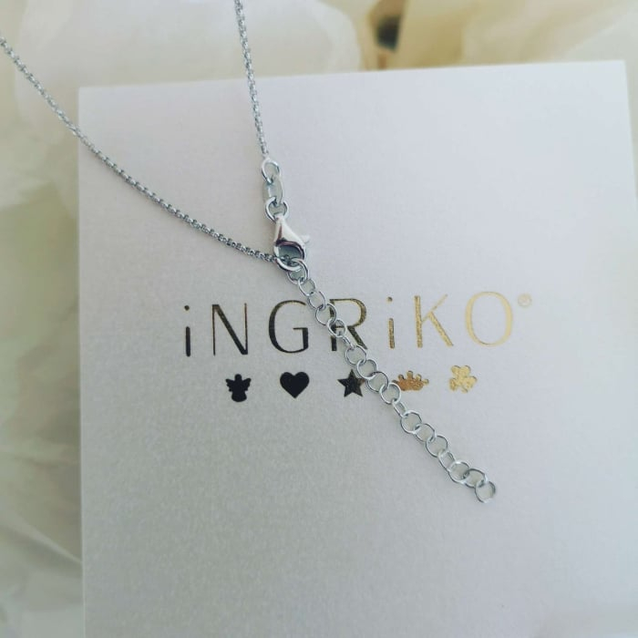 Lantisor Argint 925 Ingeras si Aripa de Inger – Bijuterie Simbolica [4]