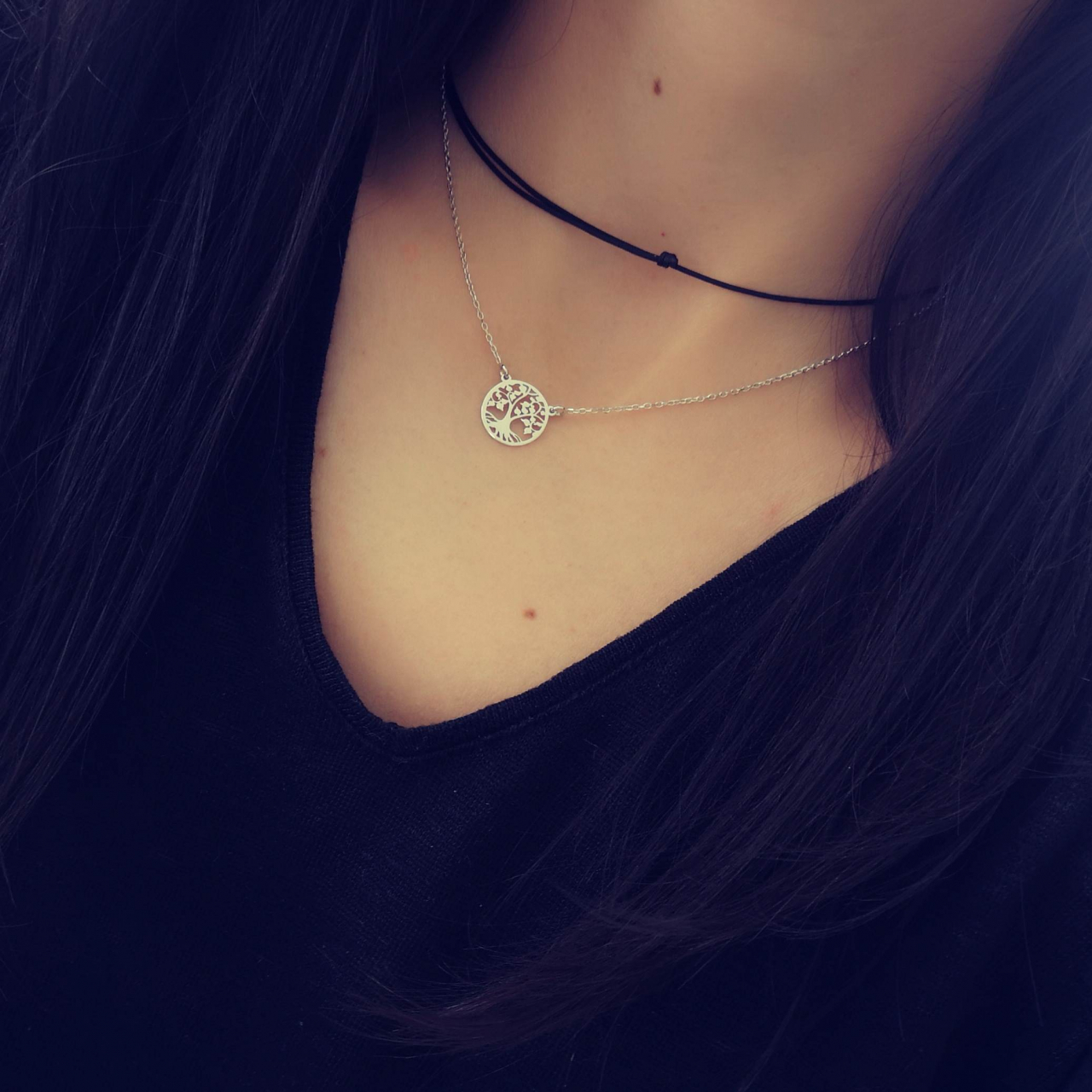 Lantisor argint copacul vietii [4]