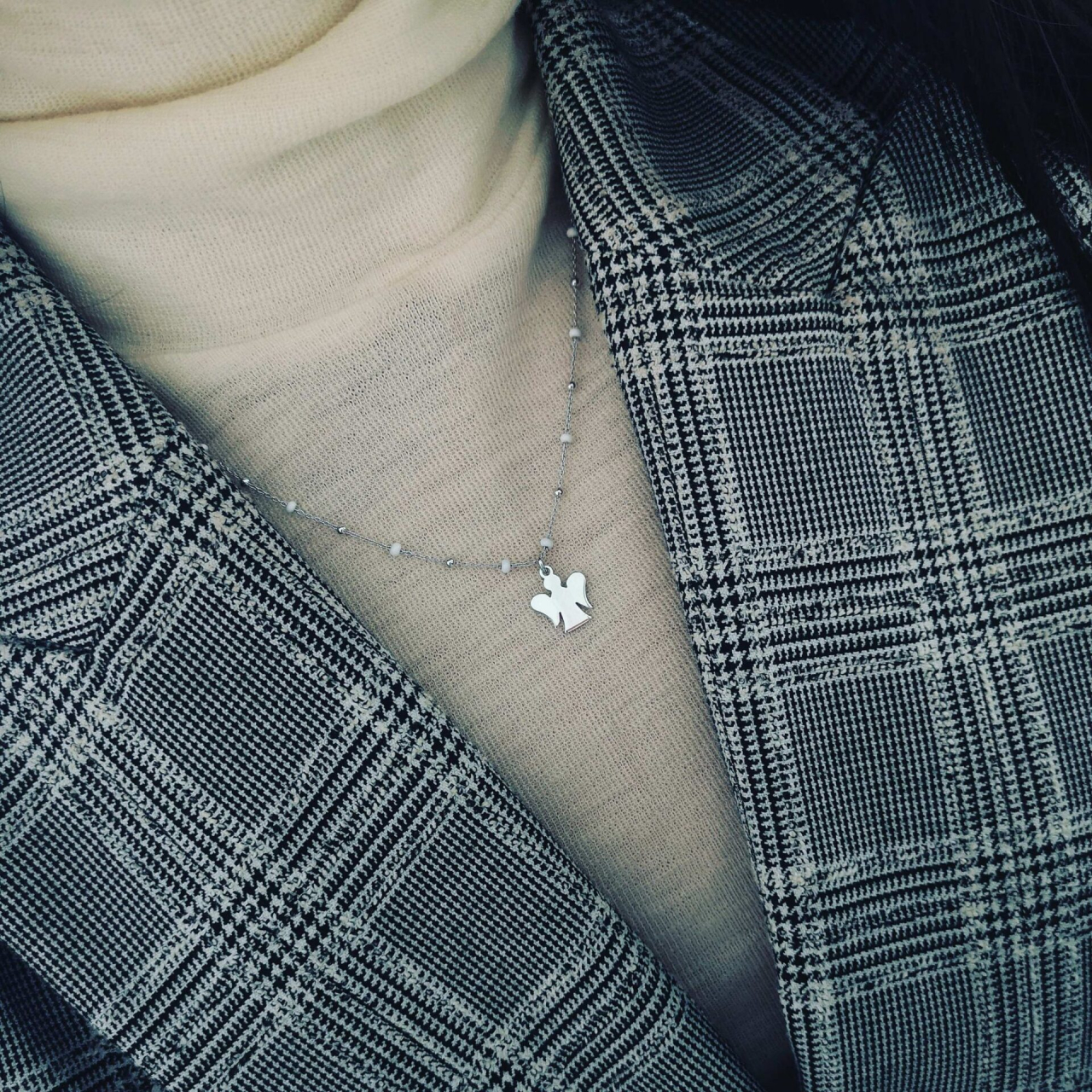 Lantisor Argint cu ingeras [2]