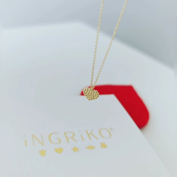 Lantisor Aur 14K cu Inima pentru Dama [8]