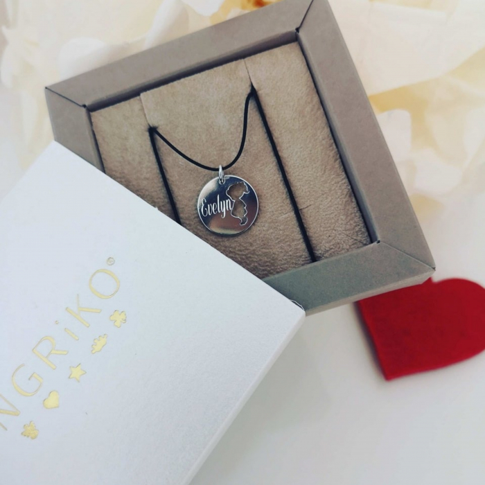 Pandantiv argint personalizat pe snur pentru gat fetita [1]