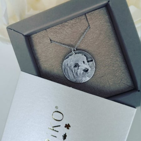 Pandantiv cu poza pe lant argint 925 [3]