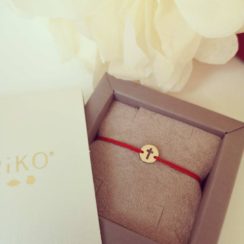 Bratara Cruciulita in banut, Aur Galben14K [1]