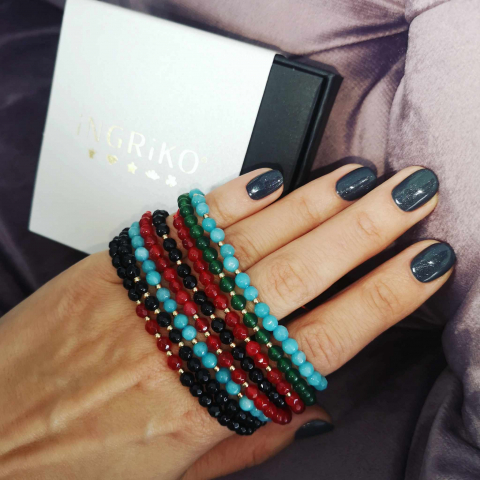 Bratara cu bilute aur 14K [3]