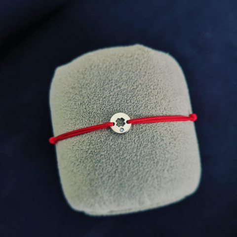 Bratara Aur Bebelusi - Bratara Diamant Trifoi, Aur 14K