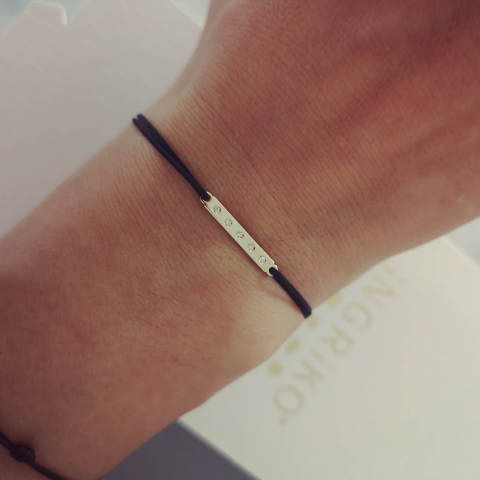 Bijuterii Personalizate - Bratara diamante aur galben 14K