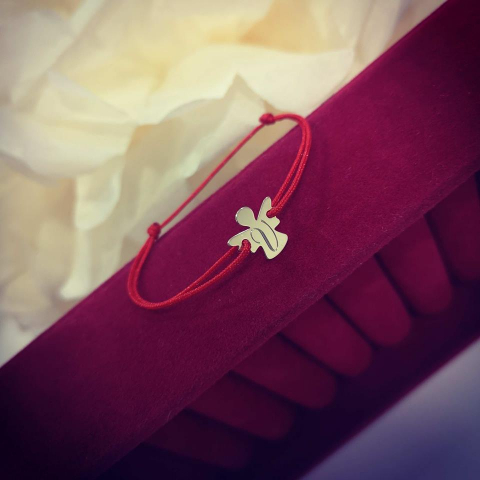 Bijuterii Personalizate - Bratara Ingeras Ingriko, Aur 14K