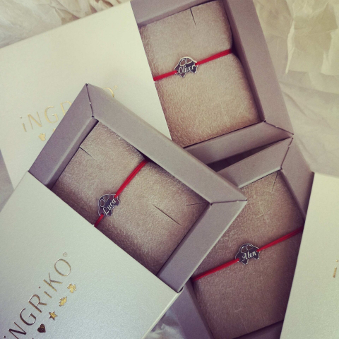 Bratara snur rosu cu masinuta din argint 925 rodiat [5]