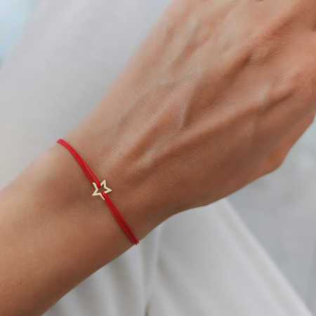 Bratara martisor aur 14K - mini steluta [1]