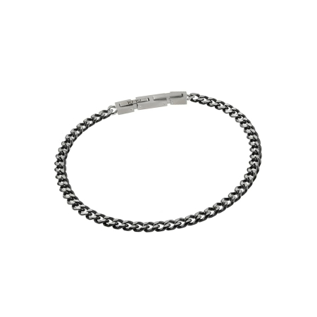 Bratara neagra barbati din otel inoxidabil [1]