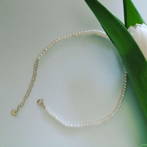 Bratara perle glezna Aur 14K [1]