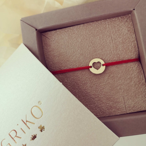 Bratara picior, banut aur 14K [2]
