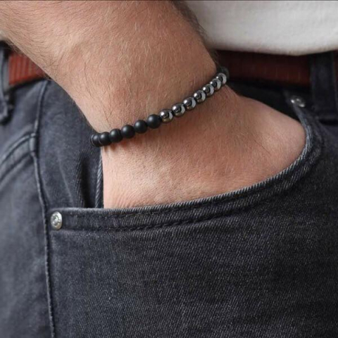 Bratara Pietre Onix & Hematite [1]