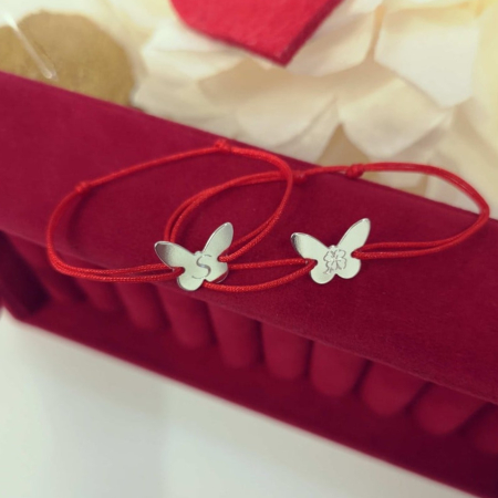 Bratara snur argint 925 fluturas [2]