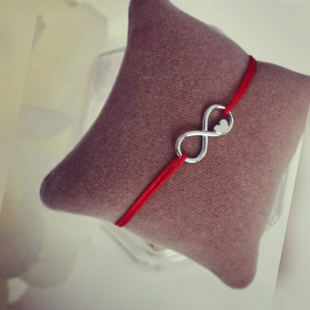 Bratara snur argint 925 iubire infinita [2]