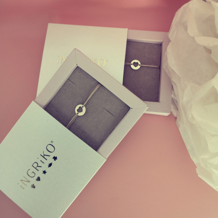 Bratara snur aur 14K banut inima decupata [2]