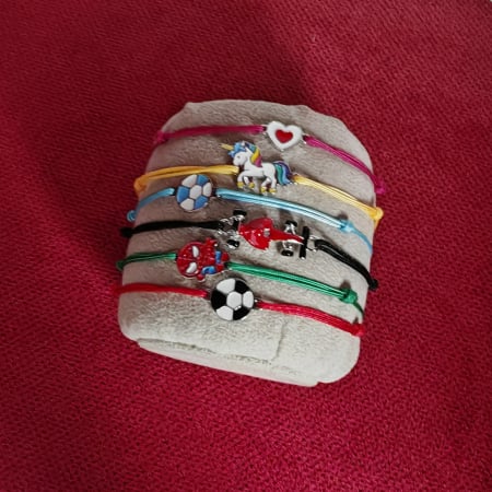 Bratara Spiderman din argint 925 rodiat cu snur reglabil [1]