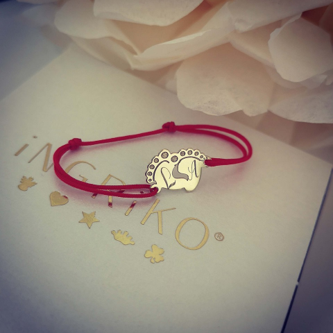 Bratara Talpi Bebe-Aur galben 14K [4]