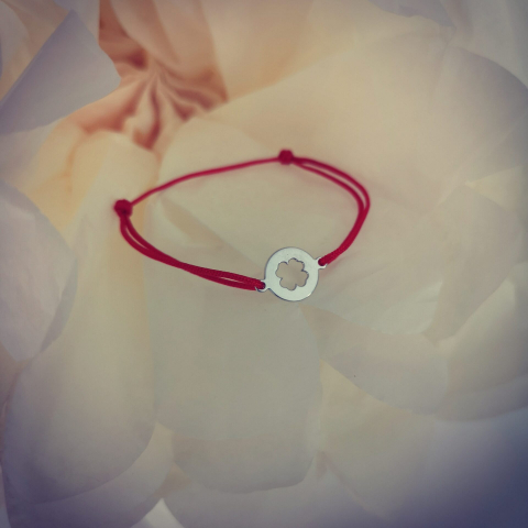 Bratara trifoi in banut, argint 925 [1]