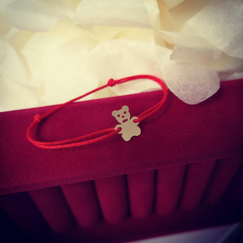 Bratara ursulet, aur galben 14k [1]