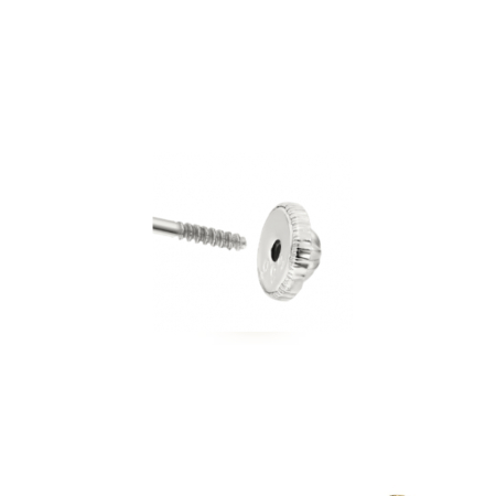 Capac aur alb 14K de protectie pentru cercei copii [1]