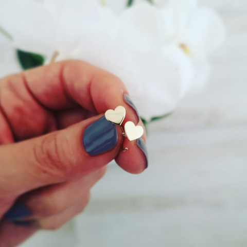 Cercei Aur - Cercei Amore, aur galben 14K