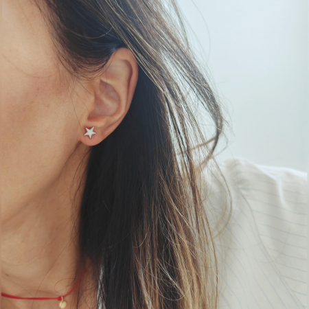 Cercei de argint 925 cu stelute sidef [1]