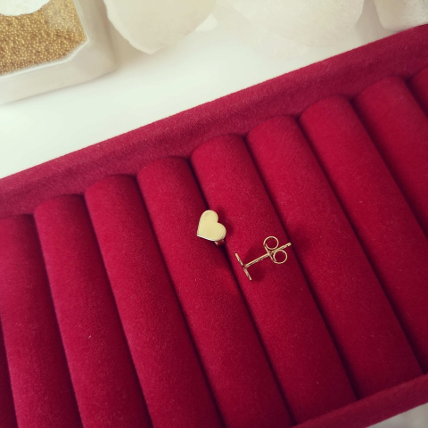 Cercei Inimi Aur galben 14K [2]