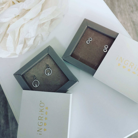 Cercei love argint 925 rodiat [2]