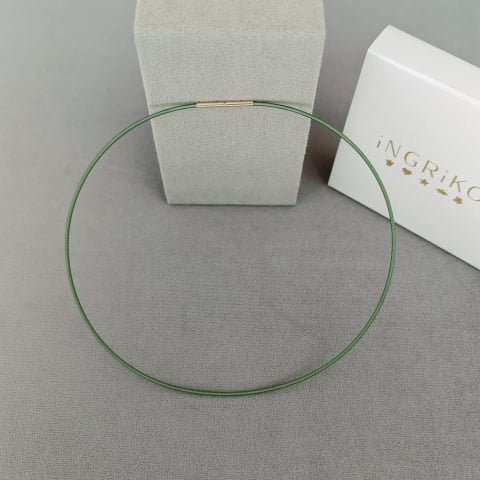 Lantisoare - Colier choker tip colan colorat